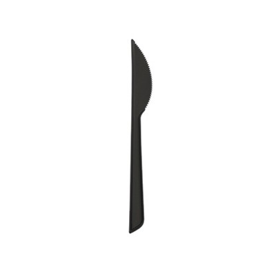 Hot Food Knife Black Color - Black Plastic Knife